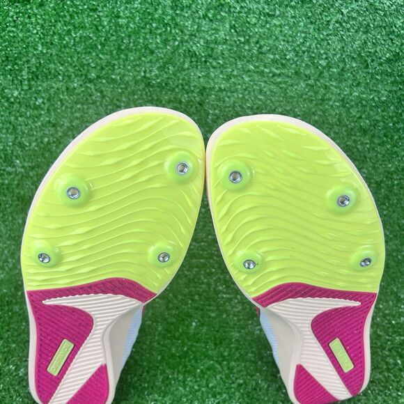 Nike Zoom Rival Track Field Distance Men's 12.5 Cleats w/ Spikes Pink DC8725-101 - Picture 15 of 17